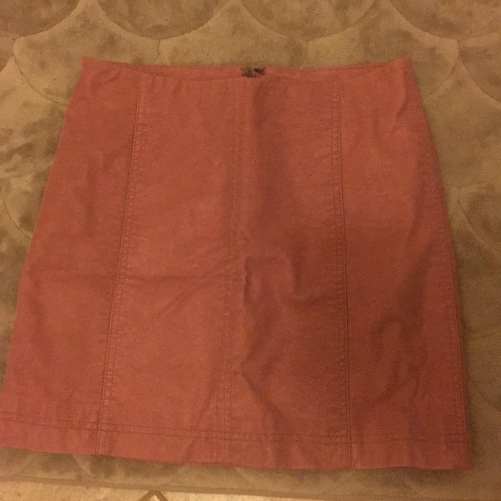 Pink Free People high waisted skirt!!!